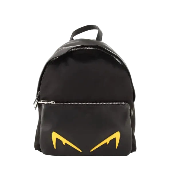 FND - Monster Bag Bugs Backpack – Black Nylon & Leather 34×38