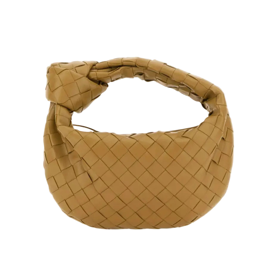 Botega Venta Mini Jodie in a versatile Camel/Tan shade. 20*14