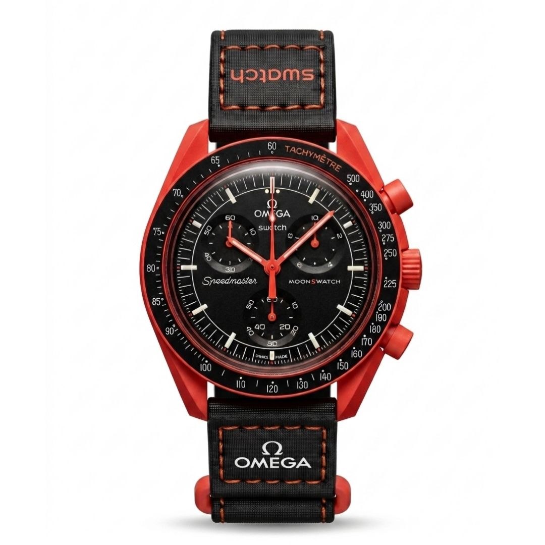OMG x Swatch MoonSwatch "Mission to Mars" – Fiery Red Edition