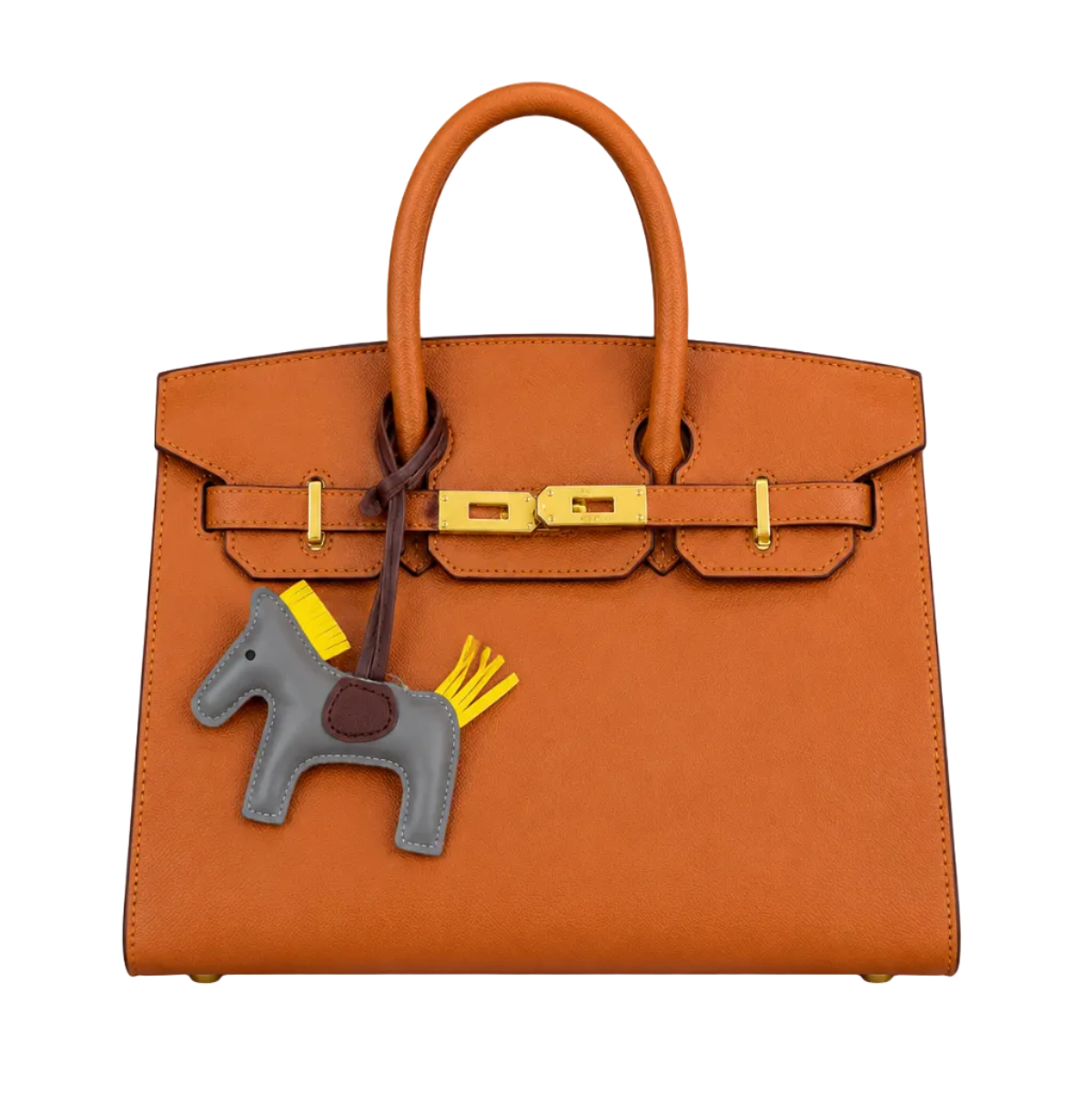 Elegant Tan Leather Tote Bag 30*25