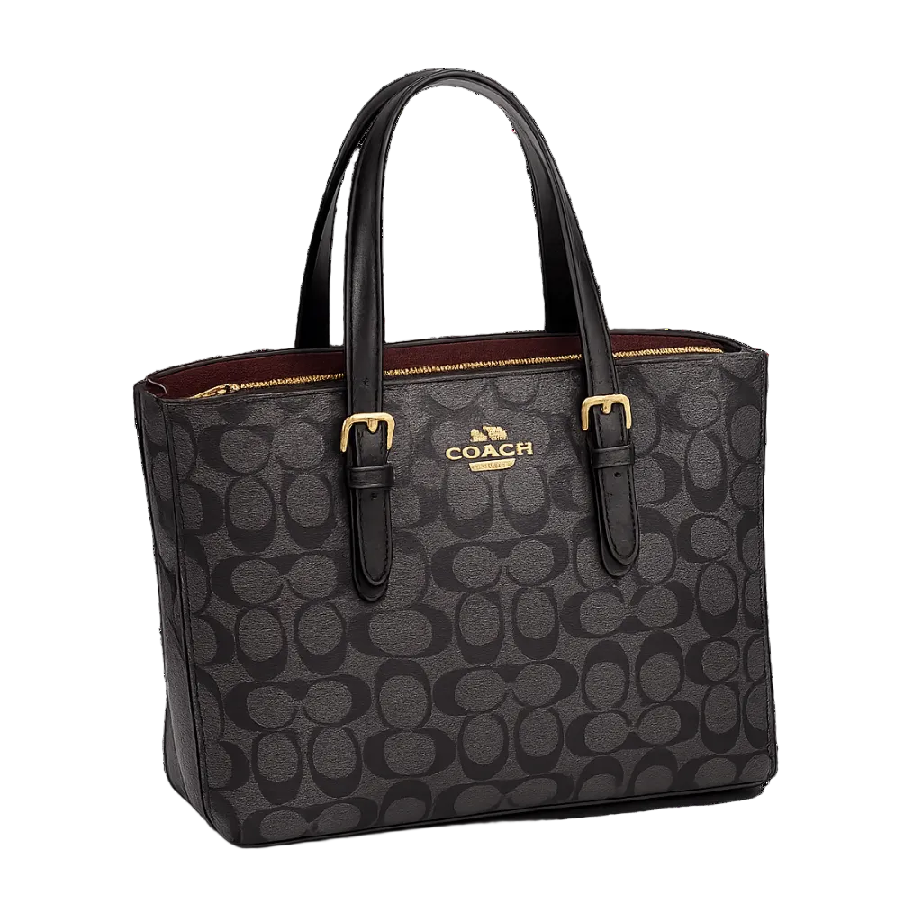 Coach Signature Canvas Tote Bag – Black 32*21