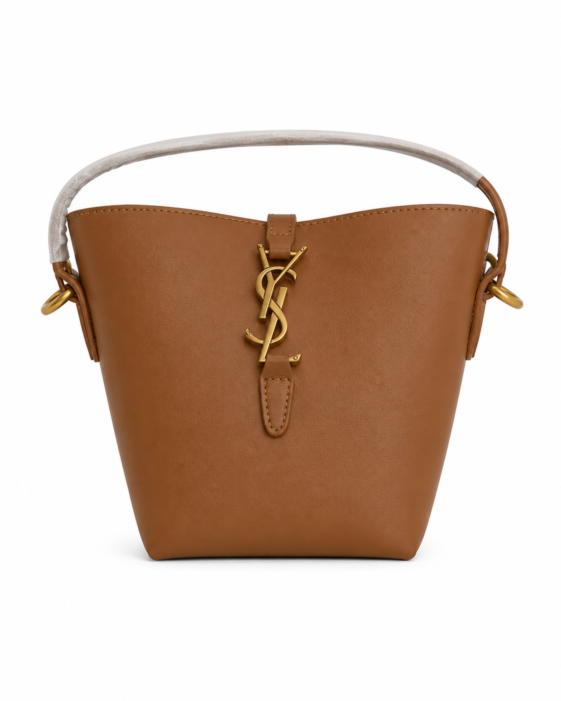 YSL Le 5 À 7 Inspired Leather Hobo Bag – Camel Brown