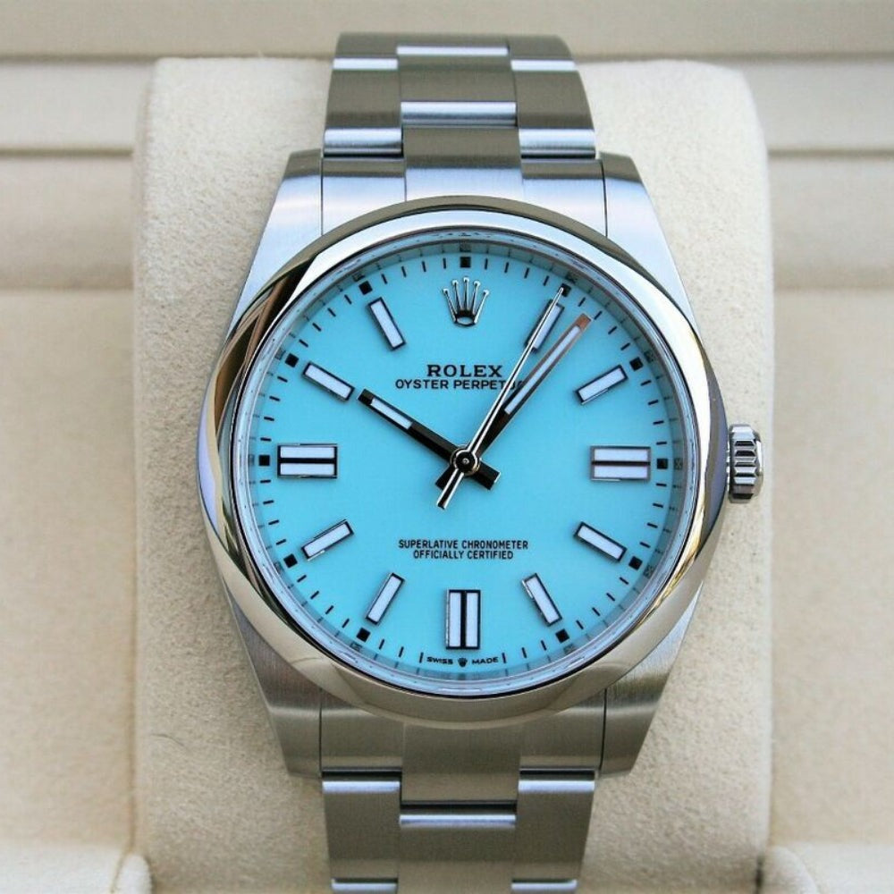 RO Oyster Perpetual Skye Blue for men