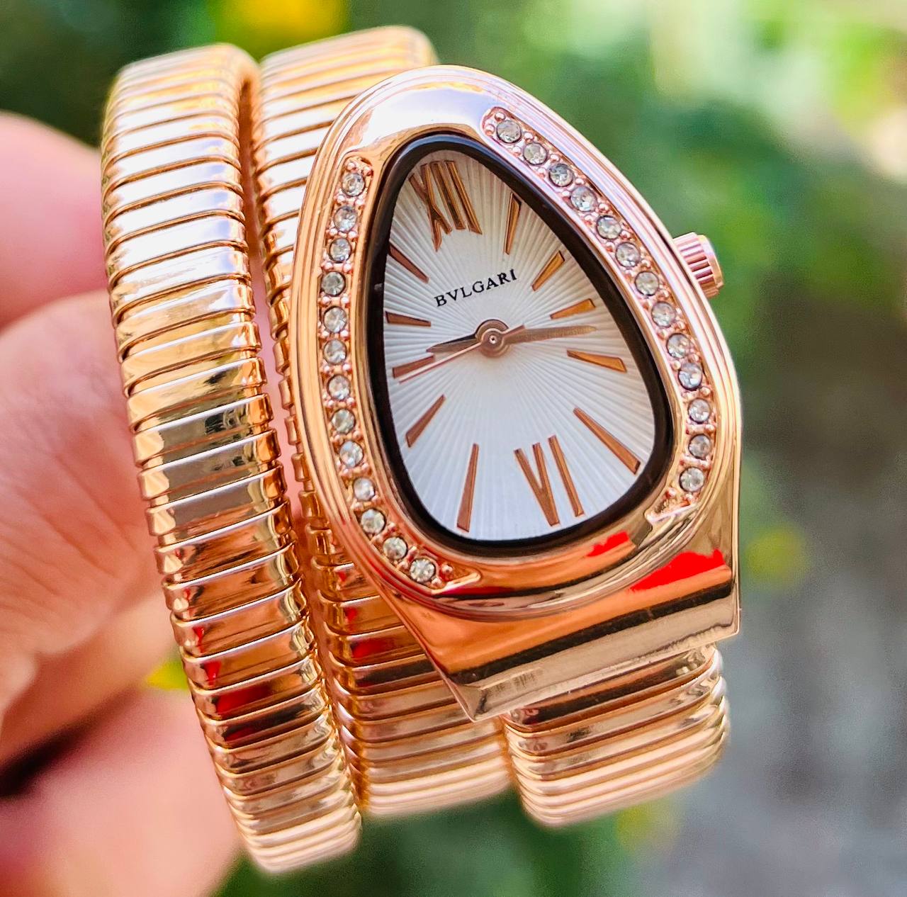 BLG Serpenti Tubogas Watch Rose Gold