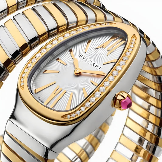 BLG Serpenti Tubogas Watch Gold & silver