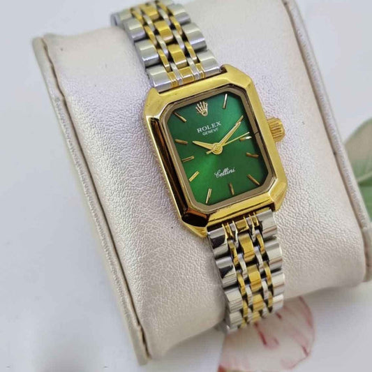 RO Cellini for women Gold, Silver with Green dial