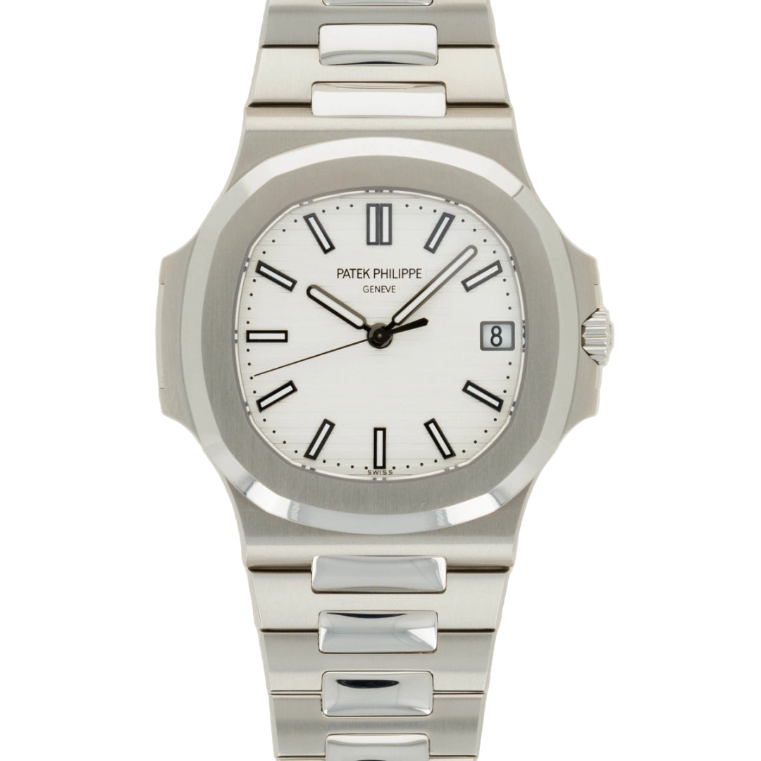 PP Nautilus white dial for men