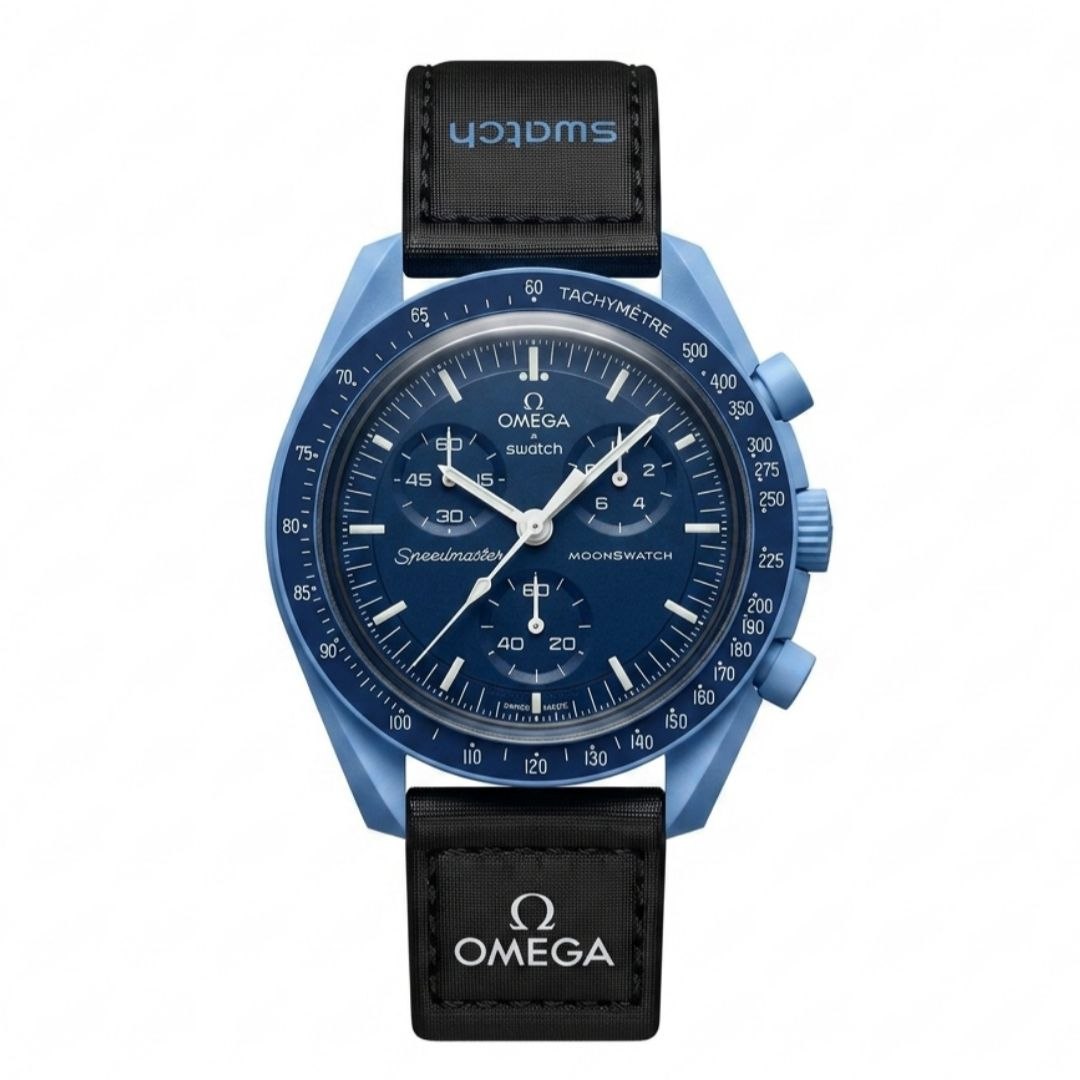 OMG x Swatch MoonSwatch "Mission to Uranus" – Pale Blue Edition