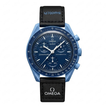 OMG x Swatch MoonSwatch "Mission to Uranus" – Pale Blue Edition