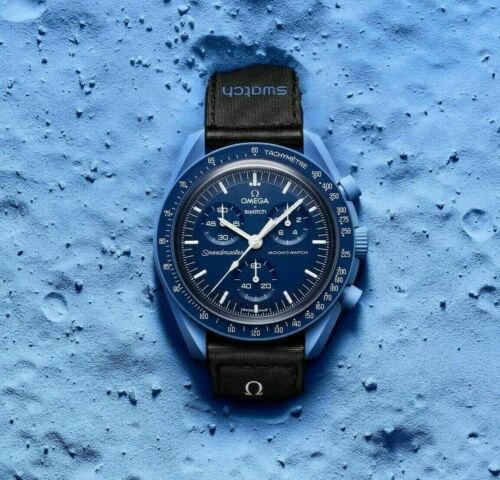 OMG x Swatch MoonSwatch "Mission to Uranus" – Pale Blue Edition