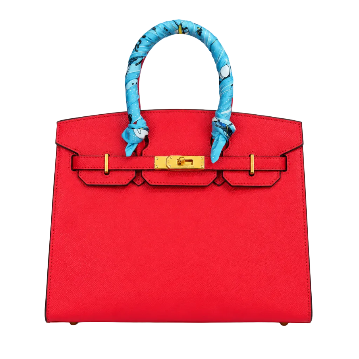Elegant Red Top Handle Tote Bag 30*25