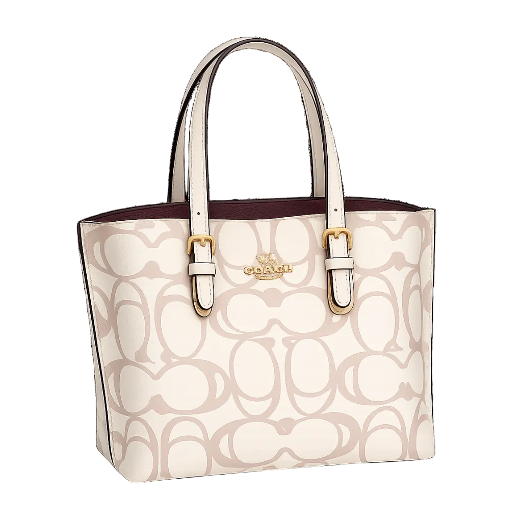 Coach Signature Canvas Tote Bag – Chalk  32*21