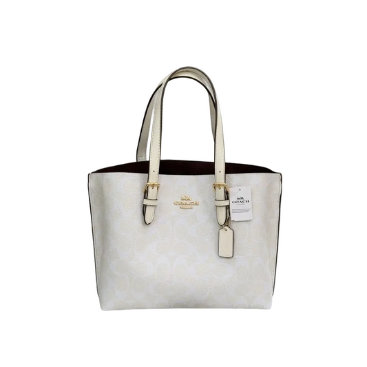 Coach Horse & Carriage Print Tote Bag – Chalk Multi  32*21