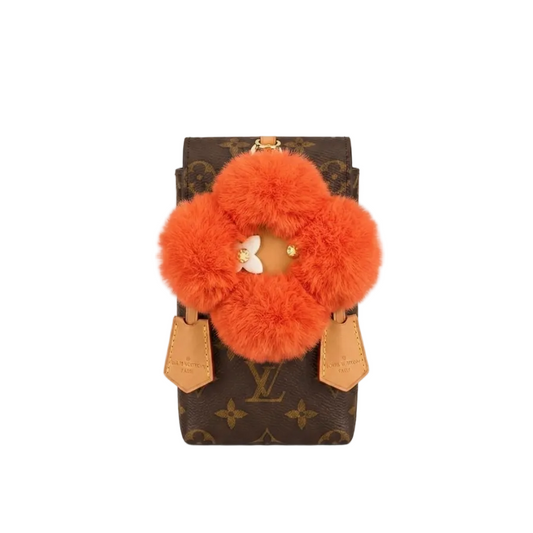 Louis Vuitton Vivienne Monogram Nano Bag Charm – Brown/Orange16*13