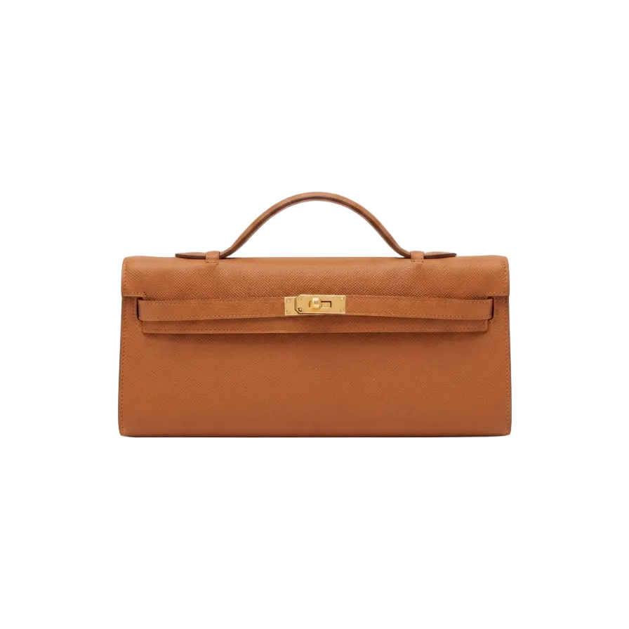 Hermès Kelly Cut Clutch – brown 31*16