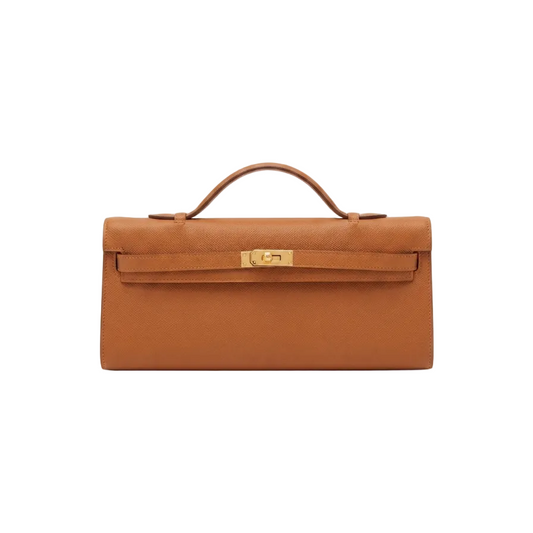 Hermès Kelly Cut Clutch – brown 31*16