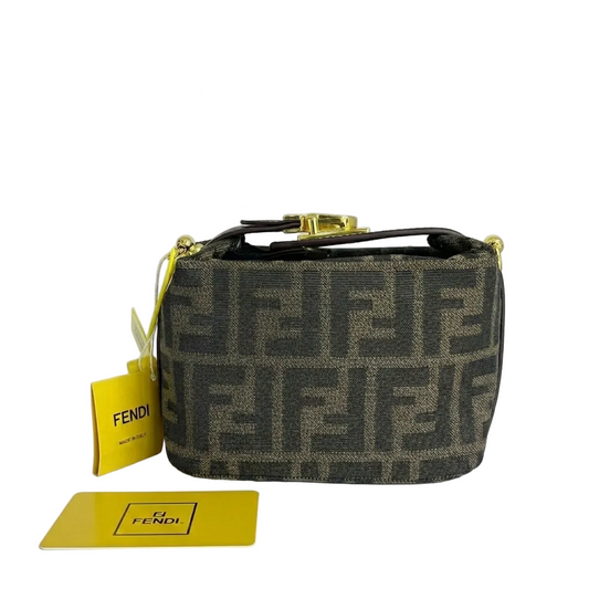 FND -   Baguette Mimi Pouch –  FF Canvas & Leather 17*12