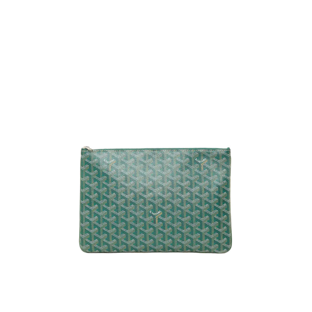 GYD -  Sénat MM Pouch – Green Coated Canvas PREMIUM CLUTCH