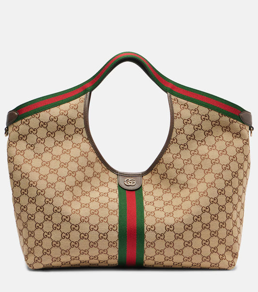 GG Supreme Web Tote Bag 48*32
