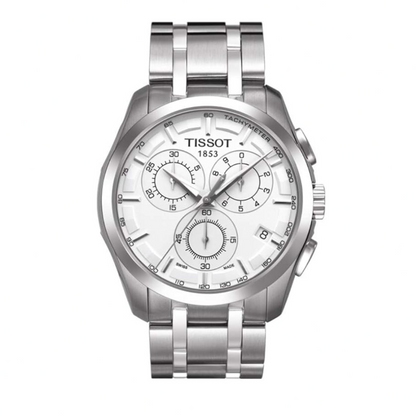 TIS Analog White Dial stainless steel Strap