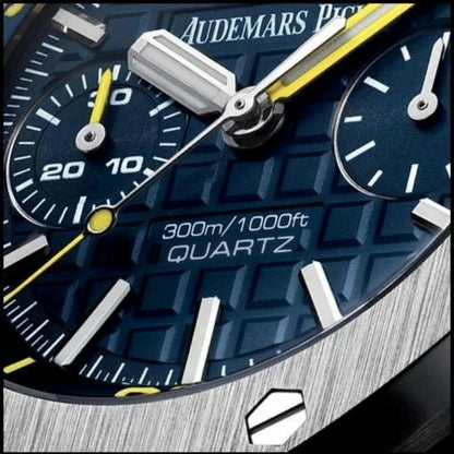 AP Royal Oak Quartz Offshore Diver Chronograph with Blue rubber strap