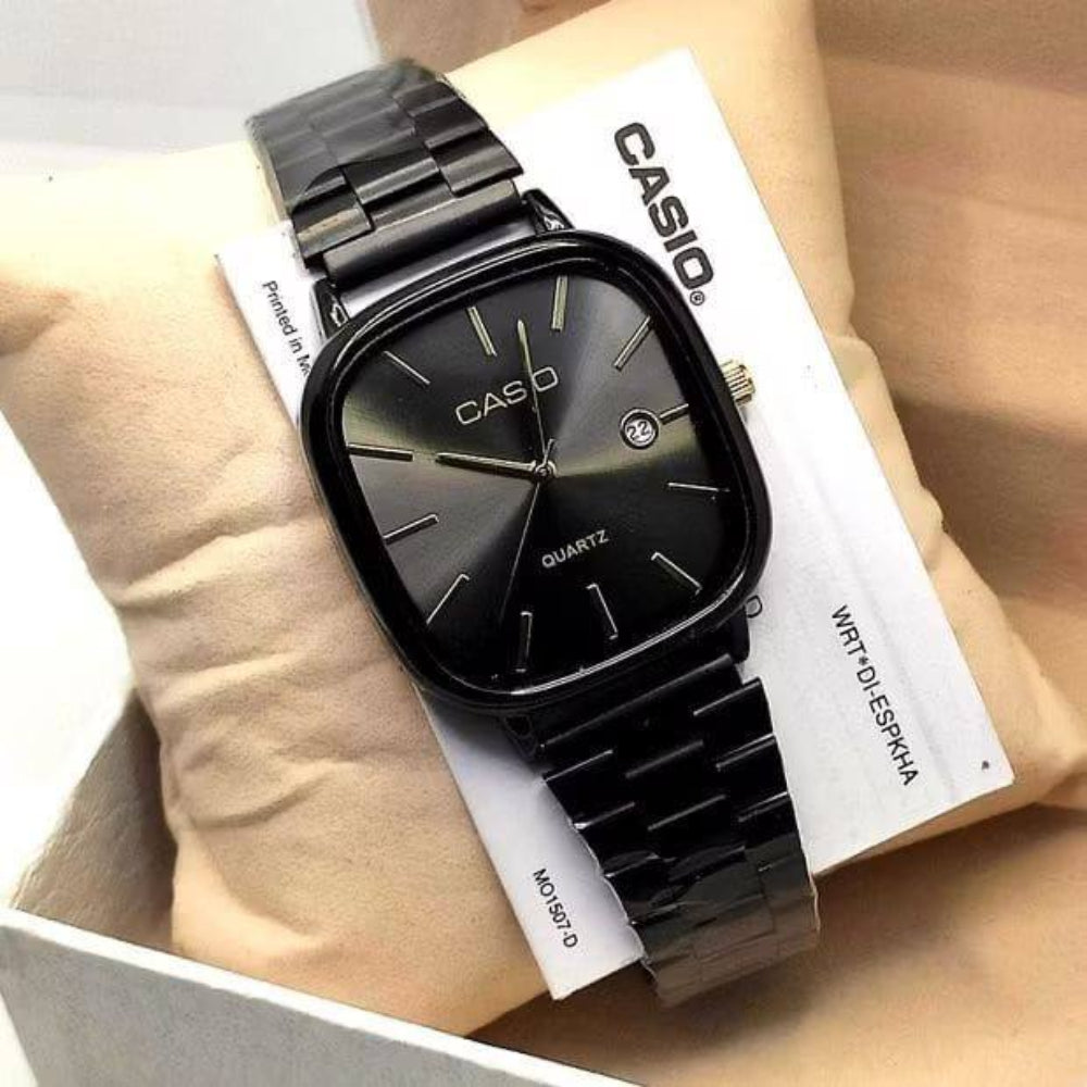 CAS square watch all Black for men