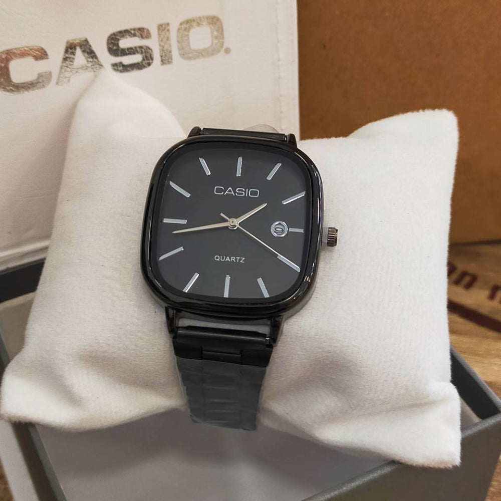 CAS square watch all Black for men
