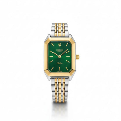 RO Cellini for women Gold, Silver with Green dial