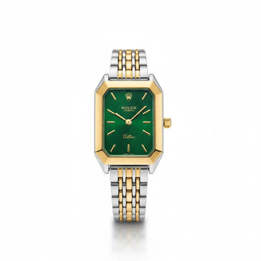 RO Cellini for women Gold, Silver with Green dial