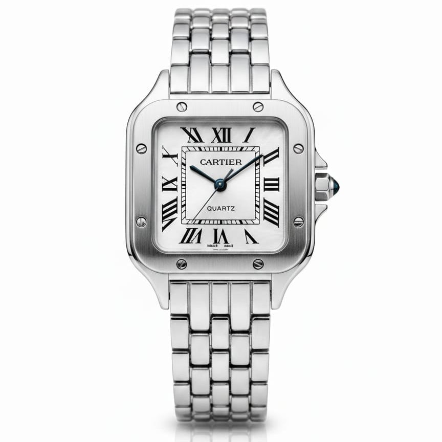 Panthre de CRT woman Silver With White