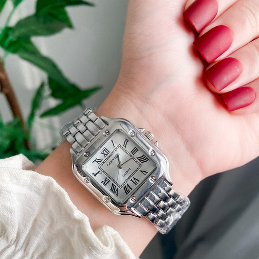 Panthre de CRT woman Silver With White
