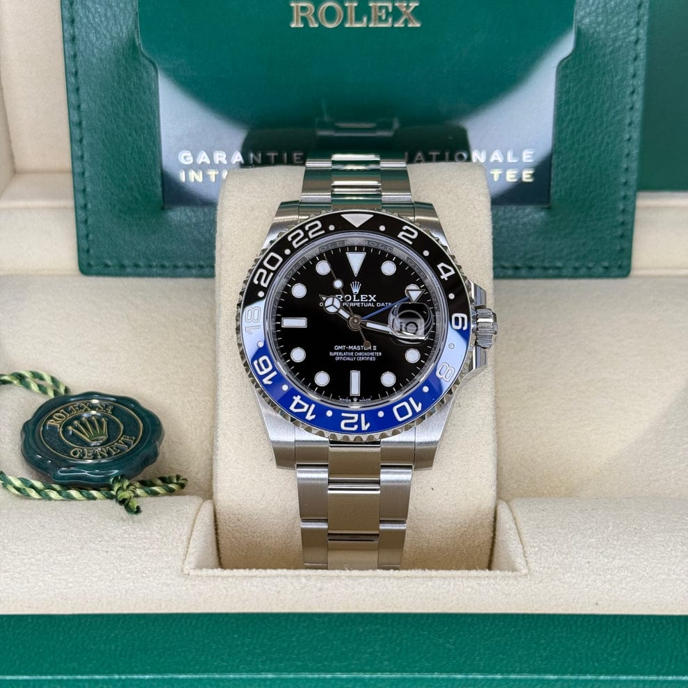 RO Gmt master black and blue Black dial