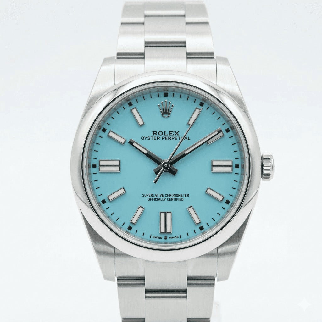 RO Oyster Perpetual Skye Blue for men