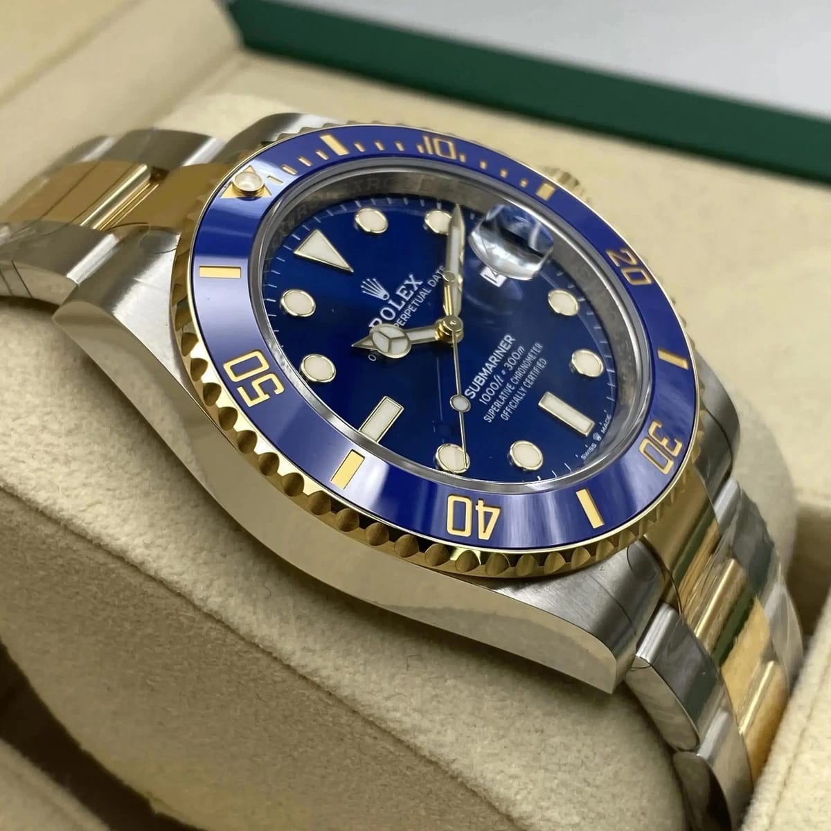 RO Submariner Date Blue and Yellow Gold
