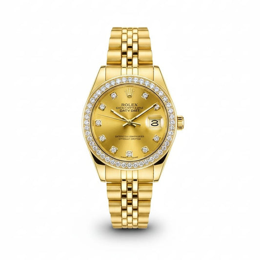 RO Lady-Datejust Gold with Golden dial