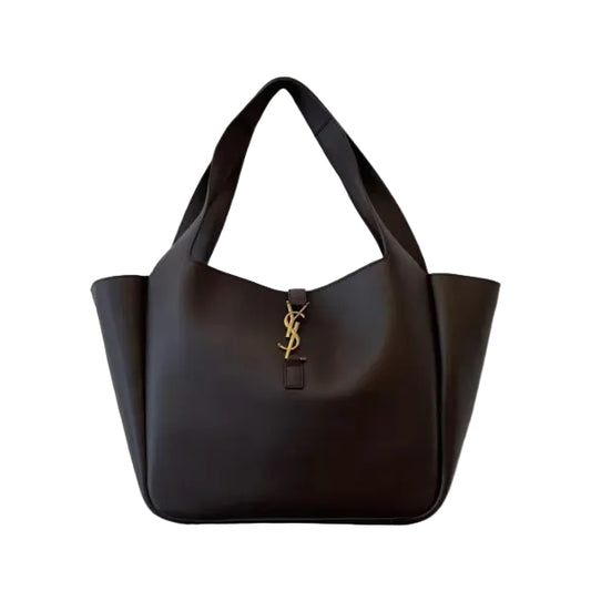 YSL - Le 5 à 7 Large Supple Hobo Bag in Dark Balck 54*28