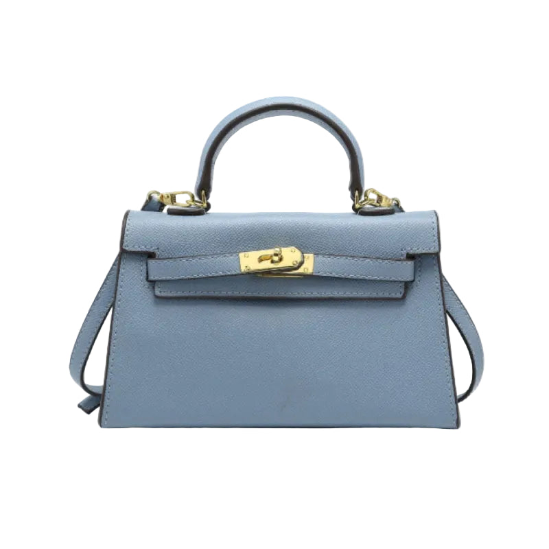 Herm - Kelly Moove Bag in Bleu Jean Epsom Leather 19*14