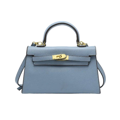 Herm - Kelly Moove Bag in Bleu Jean Epsom Leather 19*14