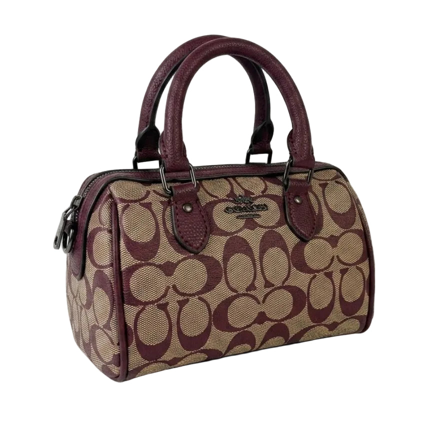 Coch Signature Canvas Rowan Satchel (Khaki/Chalk) 17*14