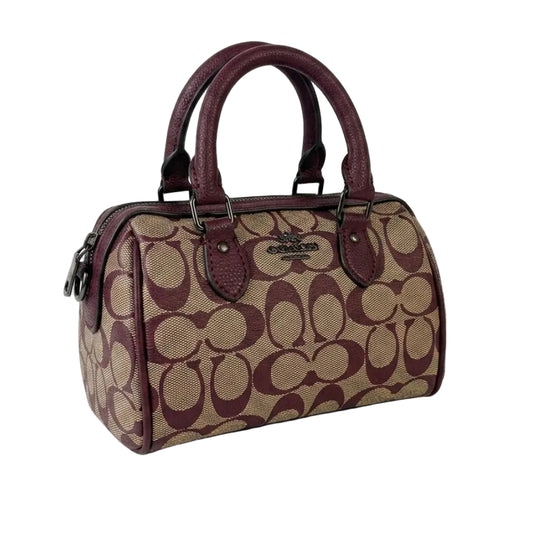 Coch Signature Canvas Rowan Satchel (Khaki/Chalk) 17*14