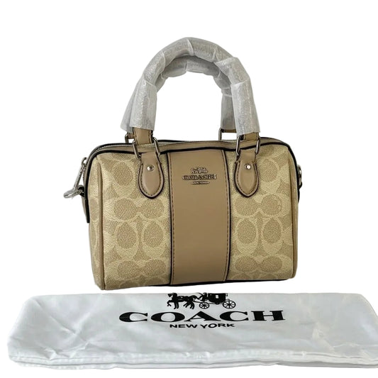 Coch Signature Canvas Rowan Satchel (Khaki/Chalk) 17*14