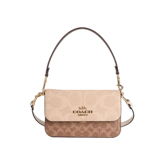 Coch Signature Canvas Rowan Satchel (Light Khaki/Tan) 23*15