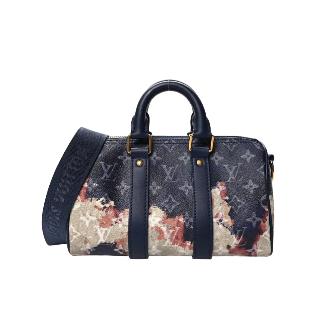 Luis Vuitn Monogram Watercolor Speedy Bandoulière Bag (Blue/Multicolor) 21*12