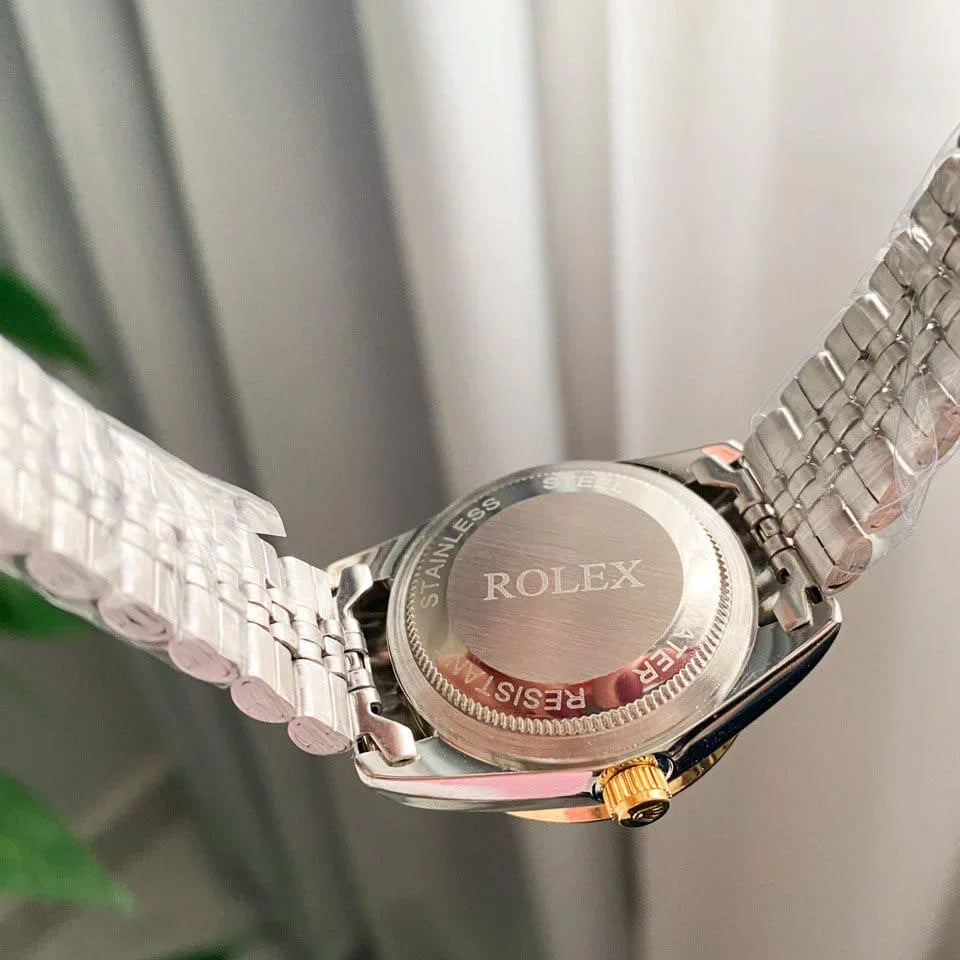 RO Lady-Datejust Gold, Sliver with Olive Green dial