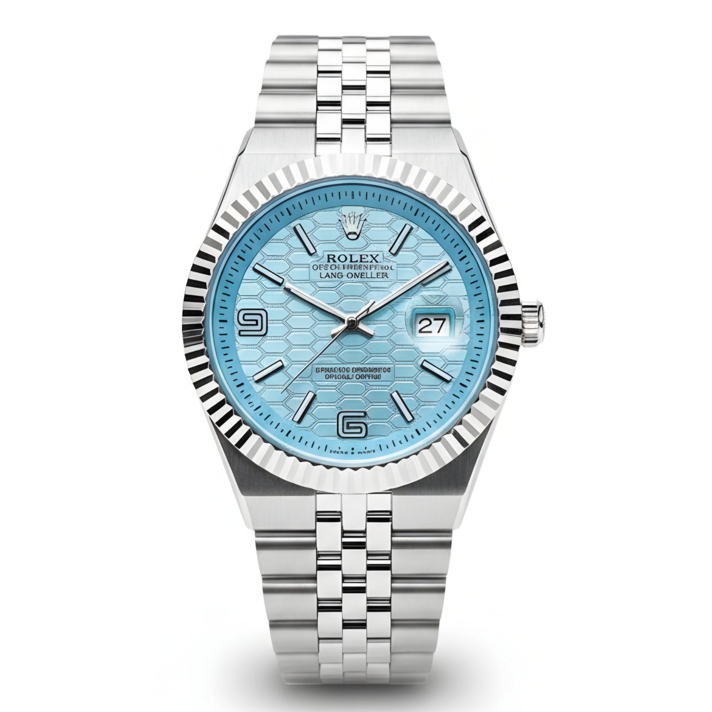 RO Datejust Mens Watch Ice Blue T