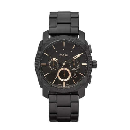 Fos Brown Dial Stainless Steel Metal Chain Mens