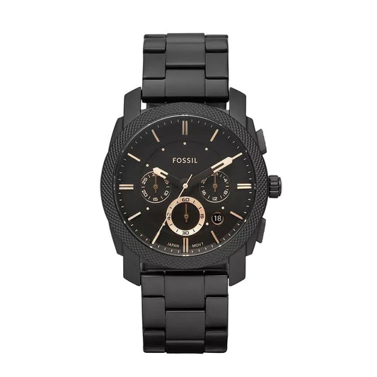 Fos Brown Dial Stainless Steel Metal Chain Mens