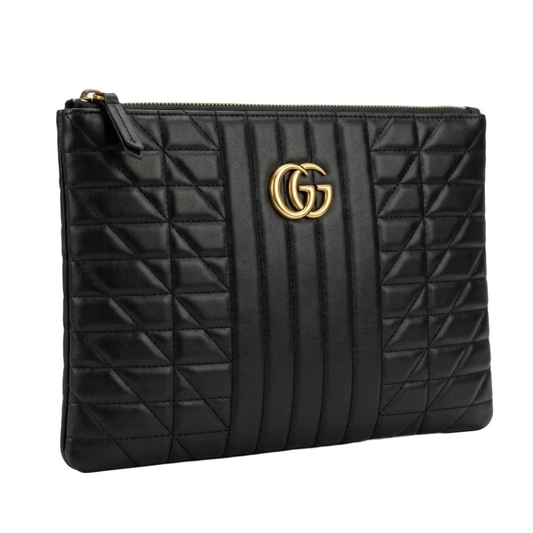 GG Marmont Quilted Leather Pouch
