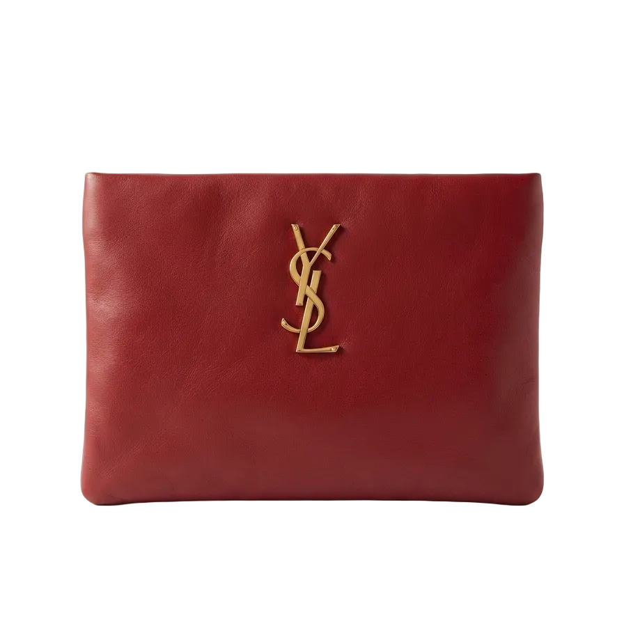 YSL - Small size Icare Maxi Shopping Bag in Quilted Black Lambskin Leather 22*16