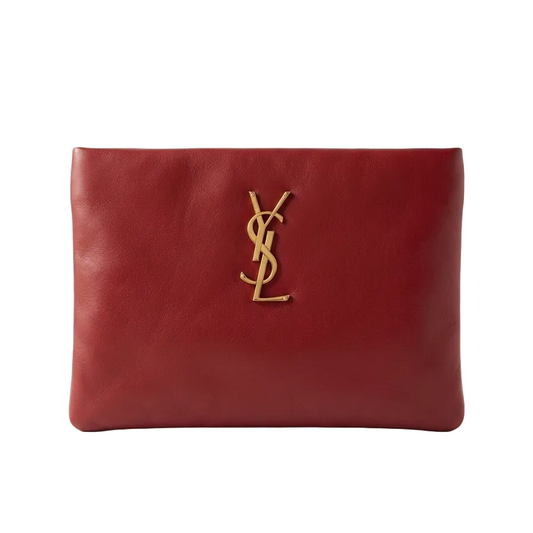 YSL - Small size Icare Maxi Shopping Bag in Quilted Black Lambskin Leather 22*16
